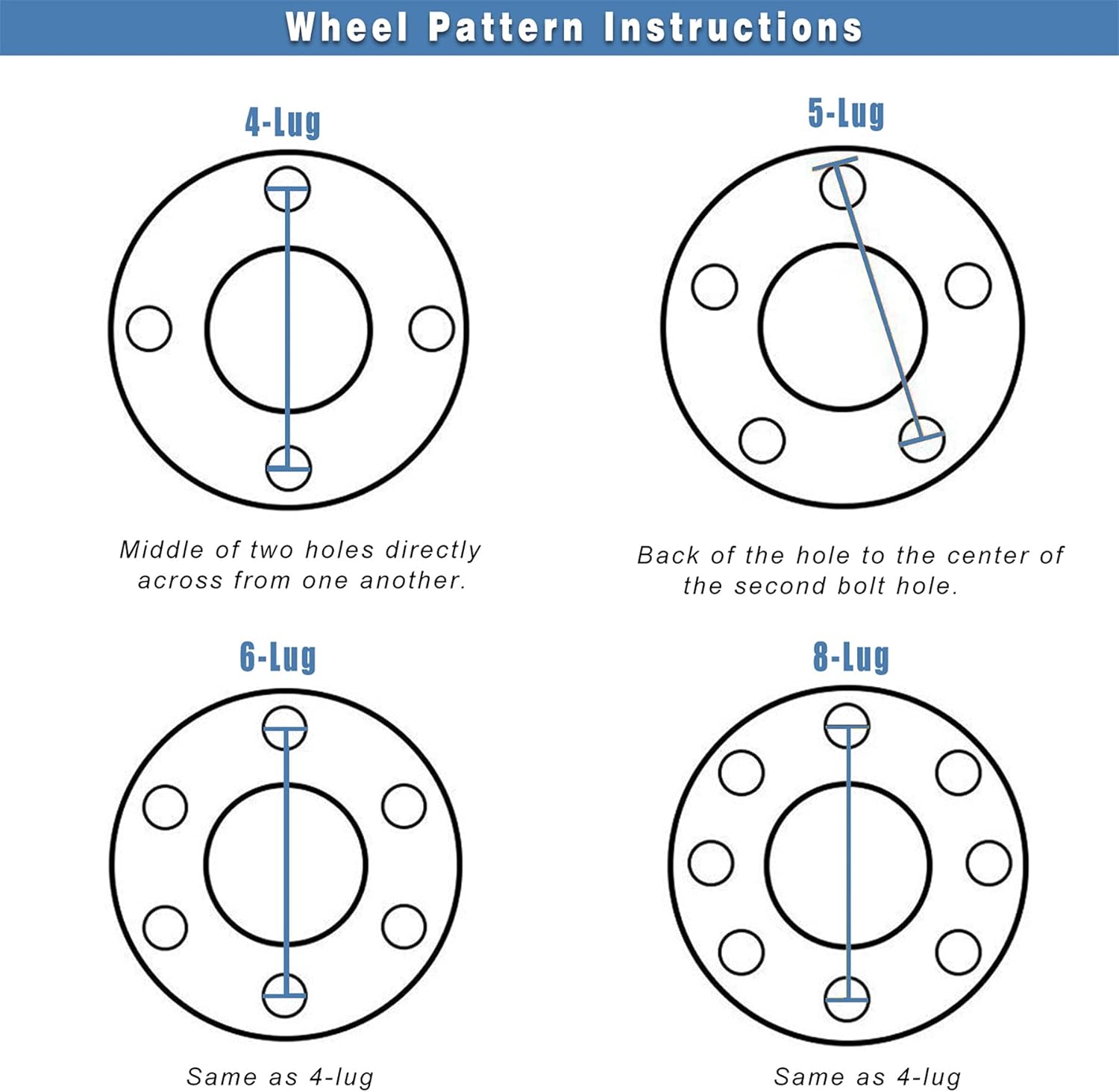 ECCPP 4PCS 1 inch Wheel Adapters Spacers 5x5 to 5x4.5 87.1mm 5 Lug fit for Journey for Caprice-Only Work with 5x4.5 Wheels