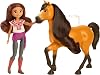 Spirit Untamed Lucky Doll Approx.7-in17.78-cm with 7 Movable Joints & Spirit Horse Approx.8-in20.32-cm with Long Mane, Great Gift for Ages 3 Years Old & Up