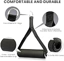 FITCOZI Nylon Exercise Handles Cable Machine Attachments Resistance Bands Handles Grips Fitness Strap Stirrup Handle Cable Attachment for Yoga Exercise Workout Gym Resistance Training gallery image