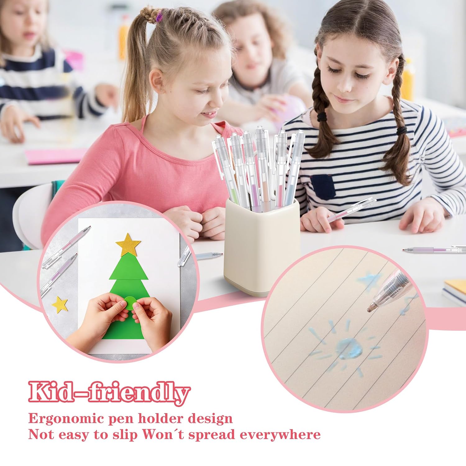 12Pcs Quick Dry Glue Pen Ballpoint Roller Glue Pen Easy Precise Control Fine Tip Adhesive for Crafting Apply Like Writing for Crafting Scrapbook Card Making Foil Calligraphy Artist