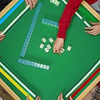 Vista 6 de Henoyso Mahjong - Empujadores de azulejos de 16.3 pulgadas, acrílico de colores, juego de 4, 4