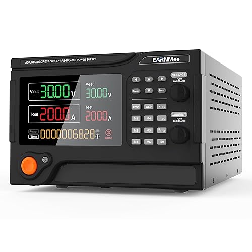 Miniatura 22 de Fuente de alimentación CC 30V 150A, 4500W de alta potencia, programable variable ajustable, conmutación regulada, fuente de alimentación de banco