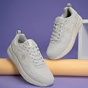 Red Tape Casual Sneaker Shoes for Men | Elegantly Rounded Front, Soothing Insole & Impact-Resistant Comfort Grey/Off White gallery image