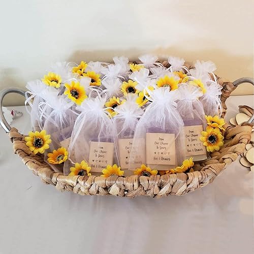 Miniatura 332 de Dealglad 100pcs Drawstring Organza bolsas de joyería caramelo para fiestas, casamientos, regalos Negro