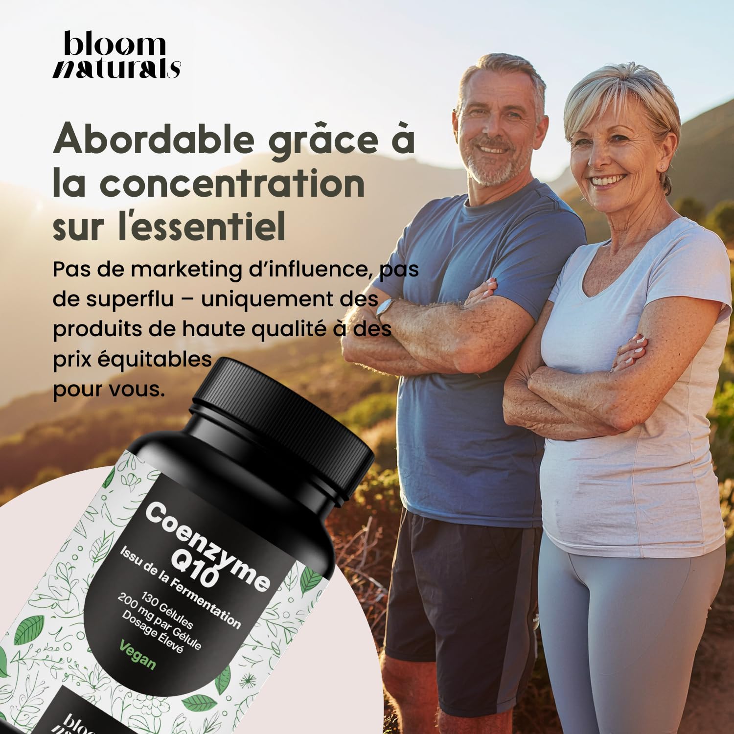 Coenzyme Q10 200mg - 130 Gélules - Issu de la Fermentation, Vegan - Produit en Allemagne - Coq10 - Testé en laboratoire