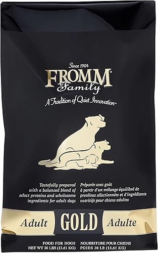 Fromm Adult Gold Premium - Alimento seco para perros - Alimento seco para perros para razas medianas y pequeñas - Receta de pollo - 30 libras