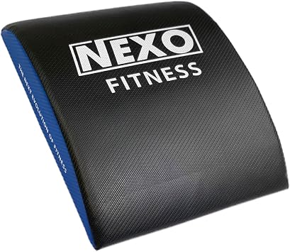 Extra-Firm Ab Exercise Mat Enhanced Range of Motion for Sit-Ups, Core Workouts, Ab Support Pad, Crunches, and Functional Fitness Training Black/Blue