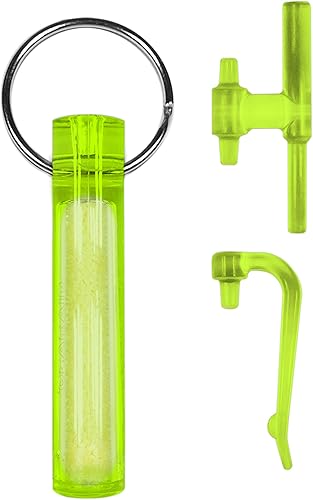 Vista 11 de GEAR AID Ni Glo 2” UV Rechargeable Glowing Keychain, Glow-in-the-Dark Accessory for Keys, Camping and Outdoor Gear