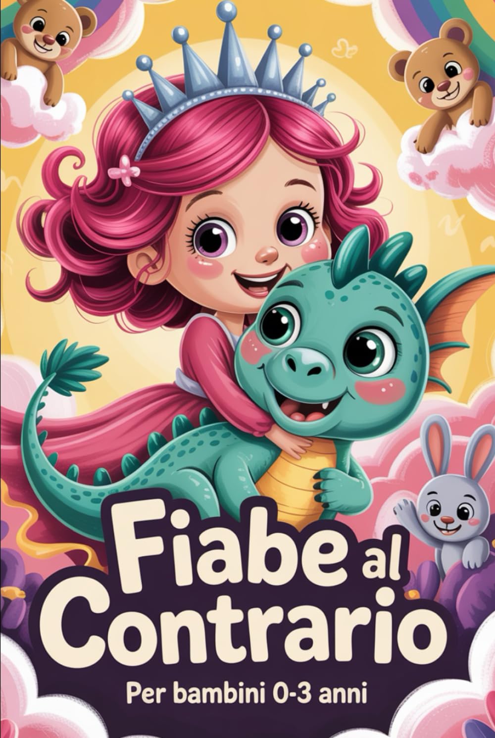 Fiabe al Contrario: Fiabe per bambini illustrate della buonanotte – 35 storie brevi per bambini dai 0 ai 3 anni da leggere come prime letture - prima edizione