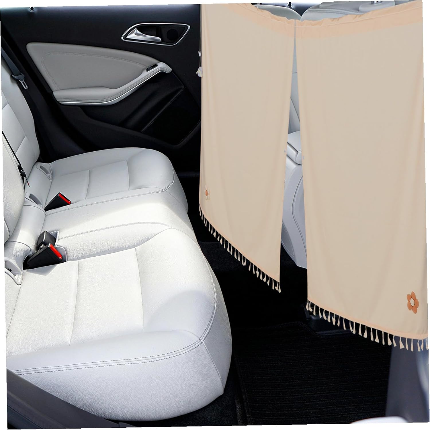 Car Divider Curtain for Car Windows Blackout Privacy Sun Shade Side Window Shades Heat Insulation UV Protection for Camping Sleeping Road Trips