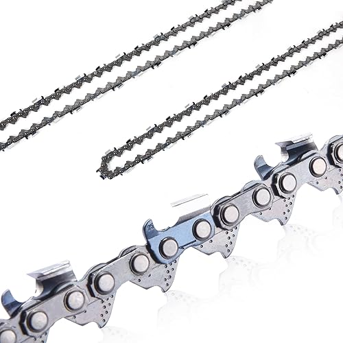 Miniatura 10 de Cadena de motosierra S45 de 12 pulgadas, paso LP de 38 pulgadas, calibre .050 pulgadas, 45 eslabones de transmisión, paquete de 3 unidades para