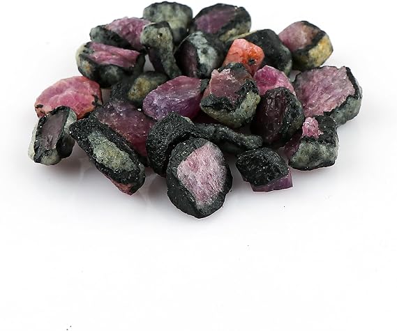 50 carats Raw Ruby Zoisite Rough Slice Gemstone, Natural Crystals, Energy Healing Stones, Wholesale Bulk Lot, Jewelry Making Supply, Gift Stone, DIY Stones