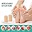 Welnove Gel Toe Cap and Protector - Silicone Toe Covers - Toe Cushions for Pain Relief, Missing or Ingrown Toenails, Corns, Calluses, Blisters (8 Large, Beige)