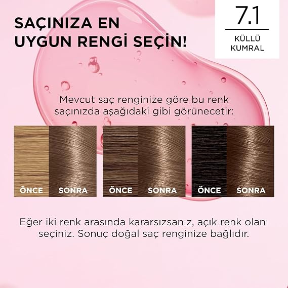 L'Oréal Paris Excellence Creme 7.1 Ash Brunette Hair Dye