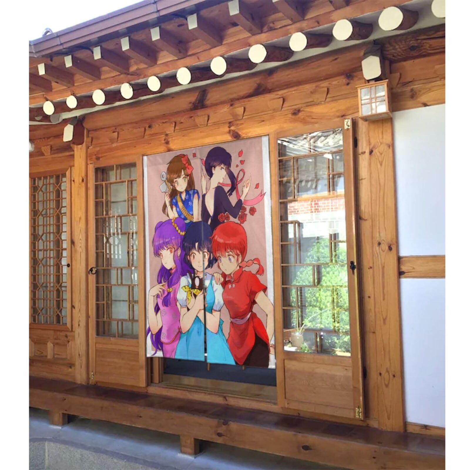 Amazon｜らんま 遮光のれん のれん 間仕切り 暖簾 目隠し