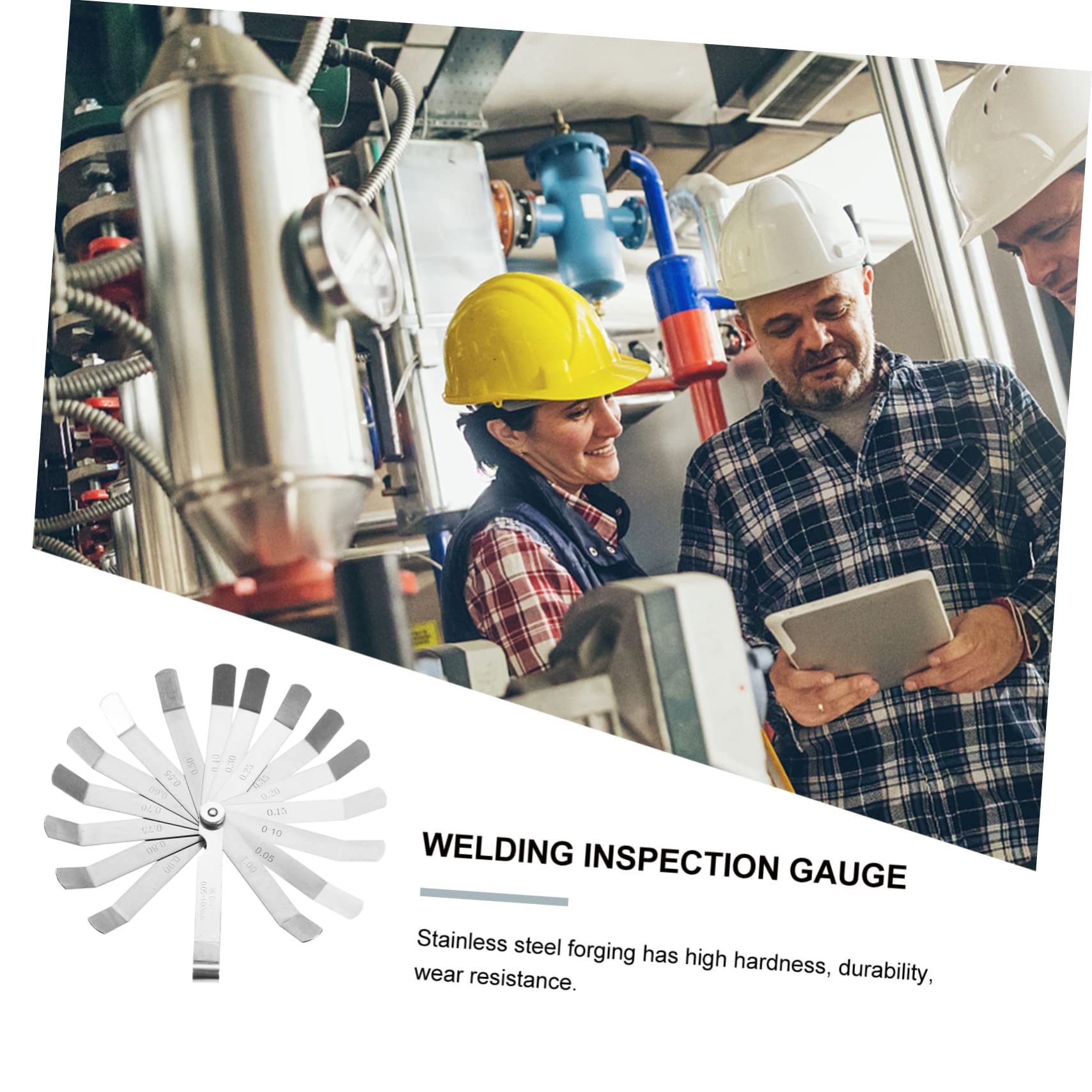 2stücke Präzisions-segelstahl-satz Einstellbare Feeler Gauge Für Maschinenbau Und Präzise Messungen Für Verschiedene Anwendungen