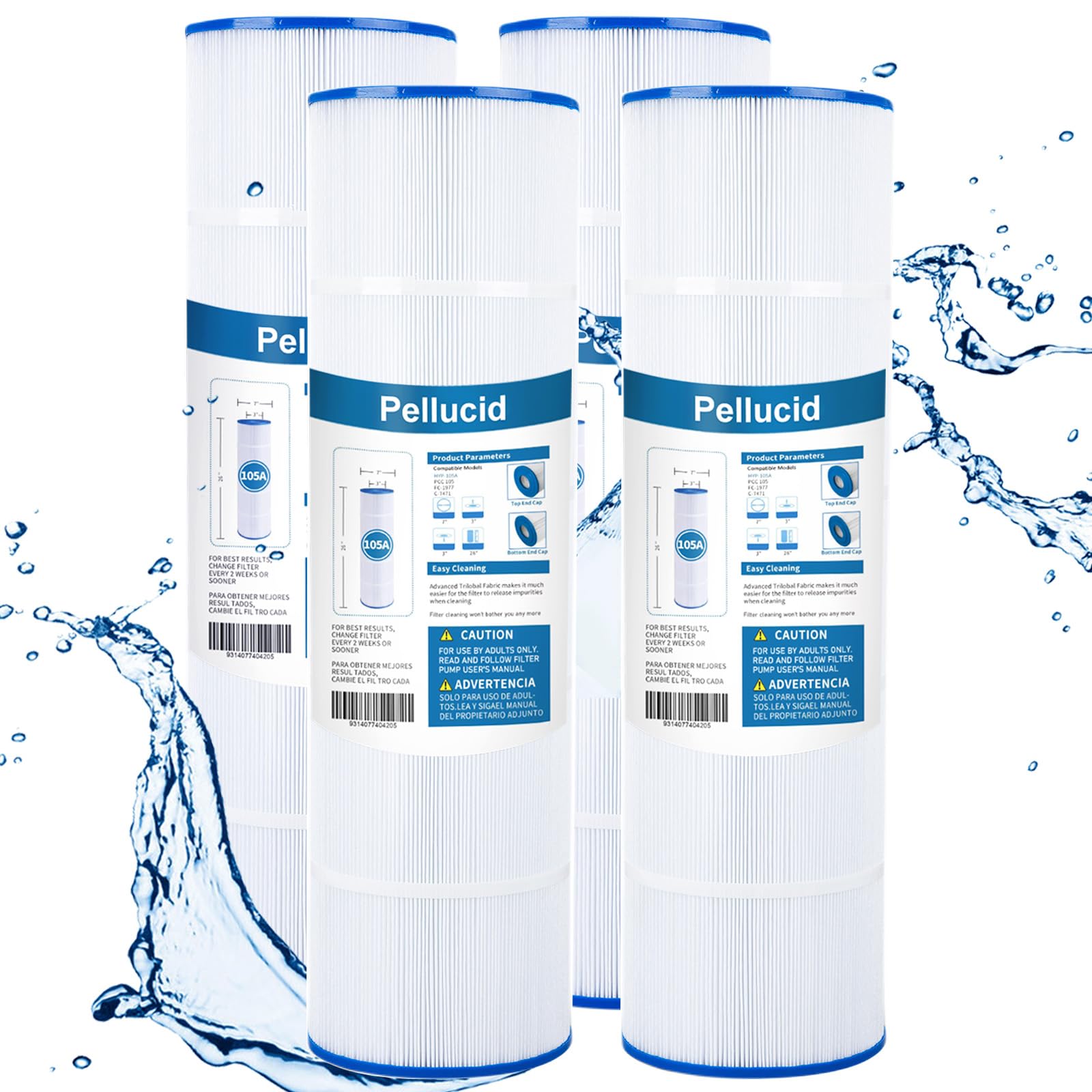 Amazon.com : PELLUCID CCP420 Pool Filter Compatible with