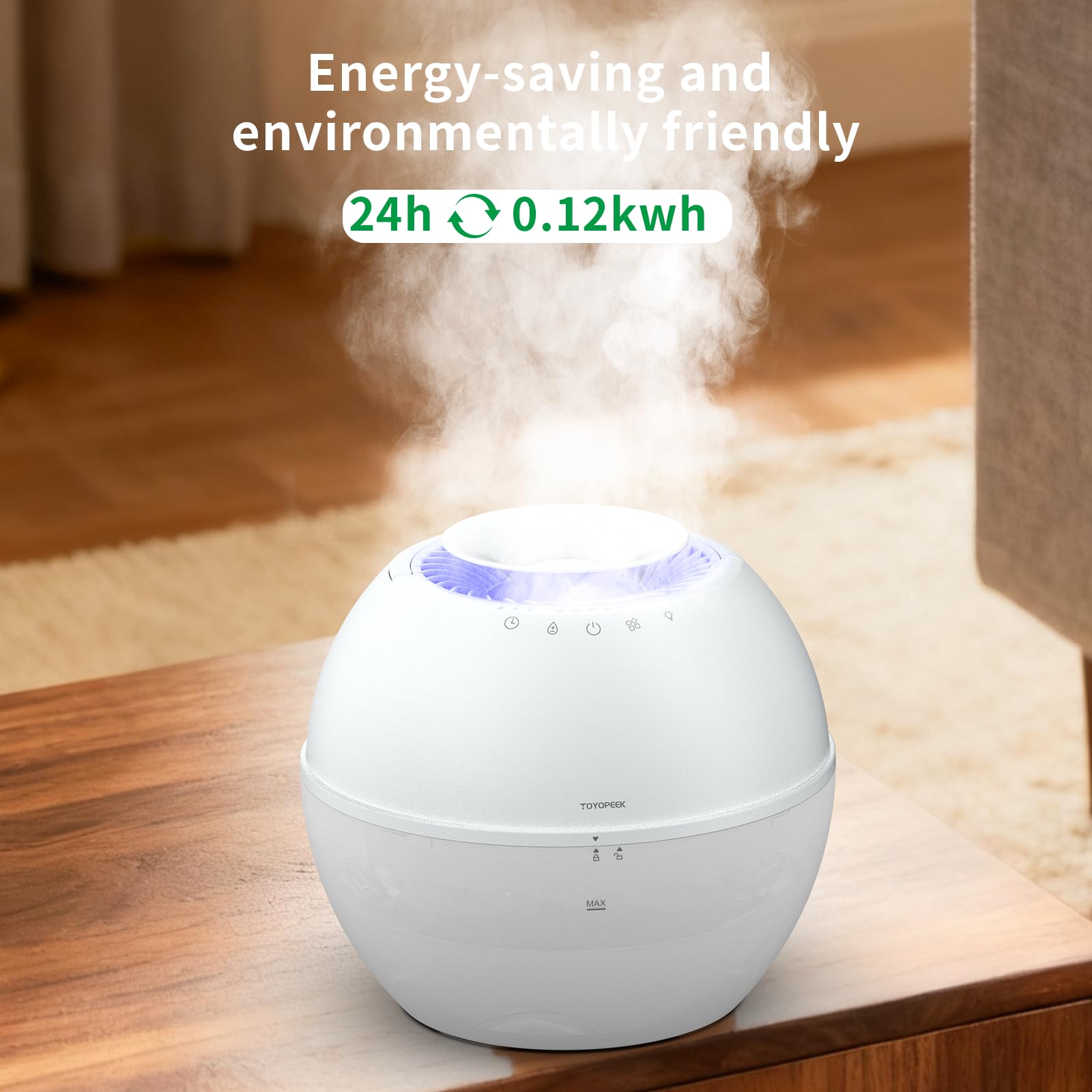HD021 - Combo de deshumidificador y humidificador 3 en 1, deshumidificadores pequeños con manguera de drenaje, tanque de agua de 101 onzas, mini deshumidificador portátil compacto para