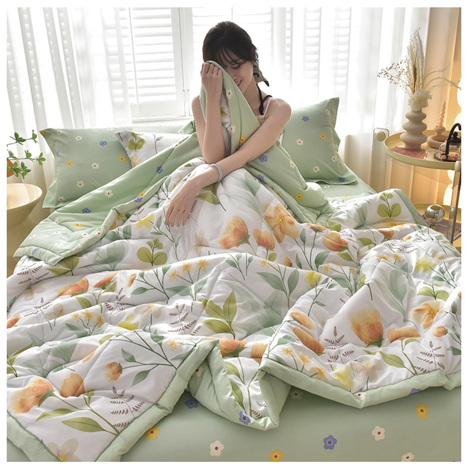 Amazon.com: YySXIQ Lightweight Summer Cooler Quilt, Cooling