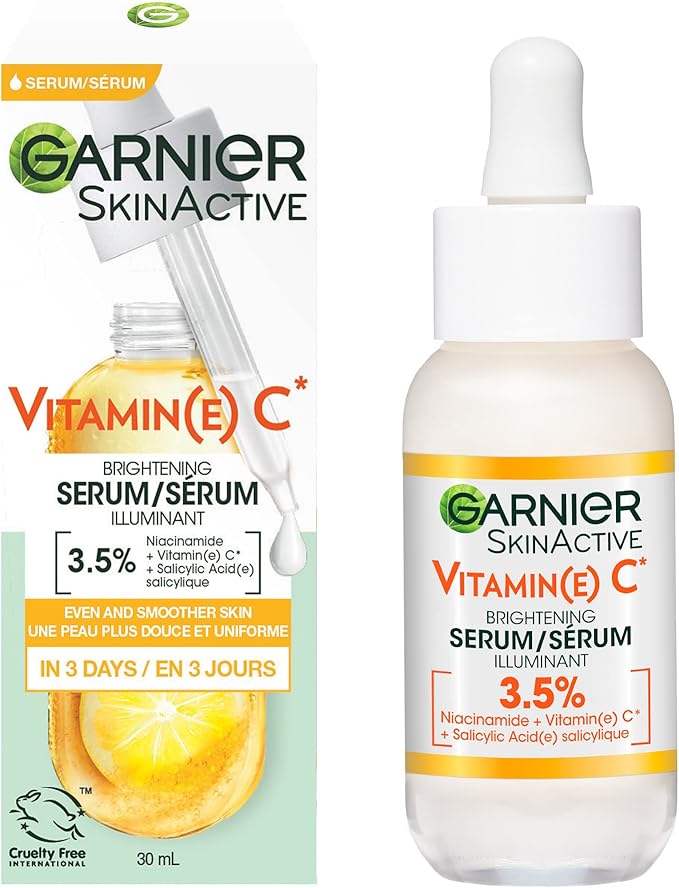 Garnier Skin Naturals Vitamin C Super Glow Serum, With 3.5 Niacinamide