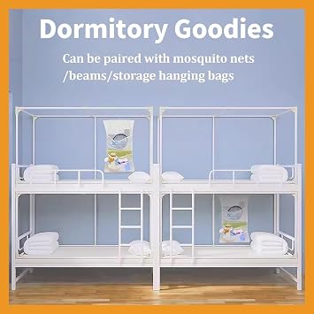 Canopy Bed Frame, Bunk Bed Canopy Frame, Retractable Telescopic Design, 4 Corner Metal Support, Stable Structure, for Student Dormitory Twin Top Bunk Privacy Space
