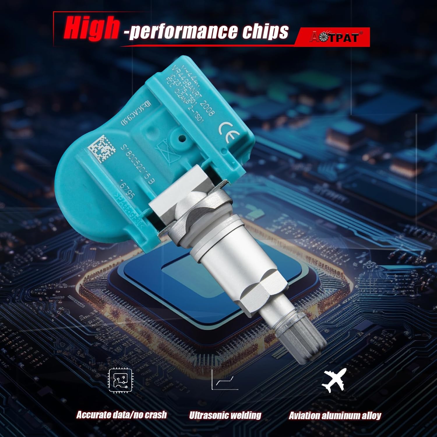 TPMS Sensor Fits for:-Jeep Wrangler 2007-2012 Compass 2007-2016 Patriot, for:-Chrysler 200 300, for:-Dodge Caravan Avenger Caliber Charger Durango Grand Caravan Magnum for:-SUZUKI OE#68078861AA