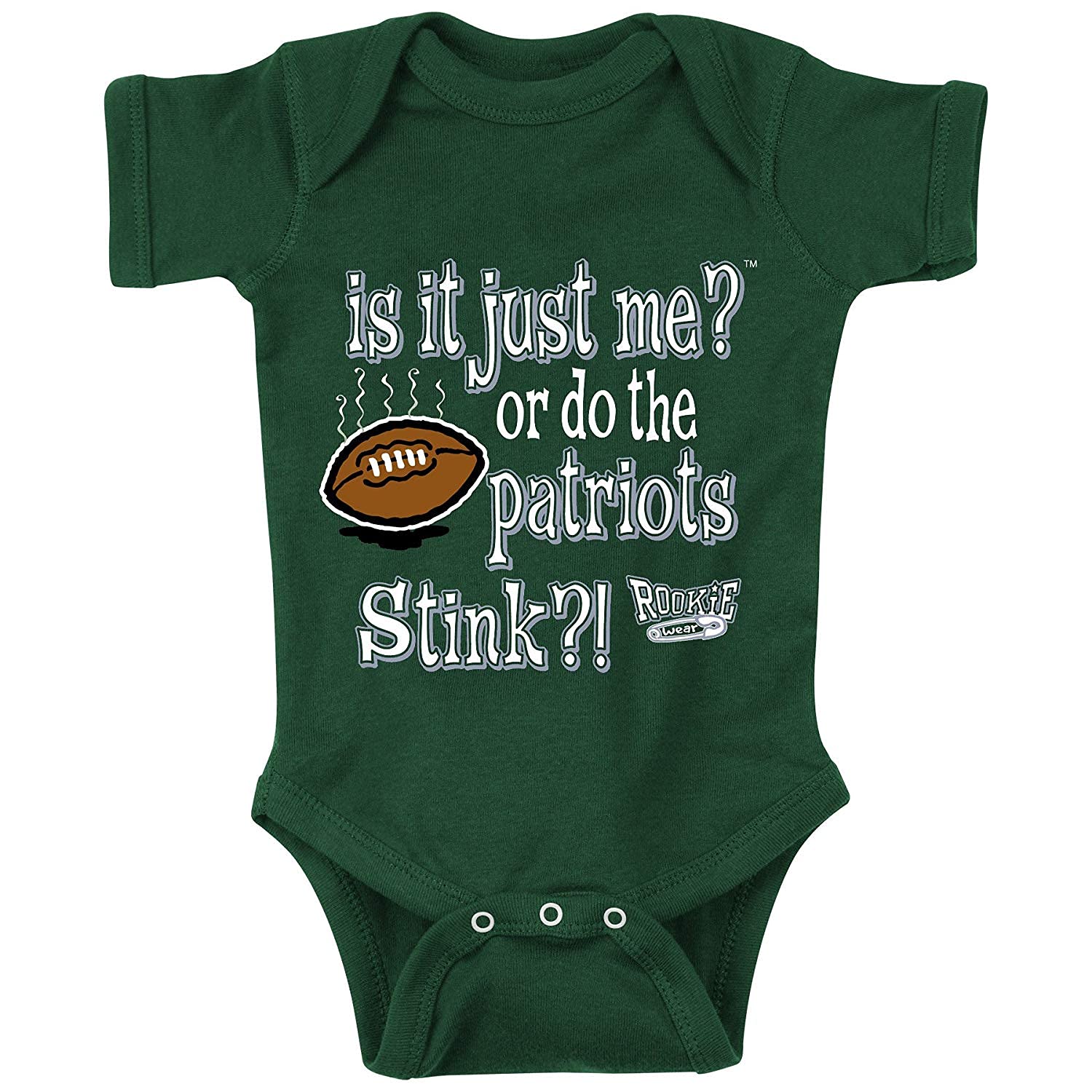 New York Football Fans. is It Just Me?! (Anti-NE) Baby Apparel (NB-7T)