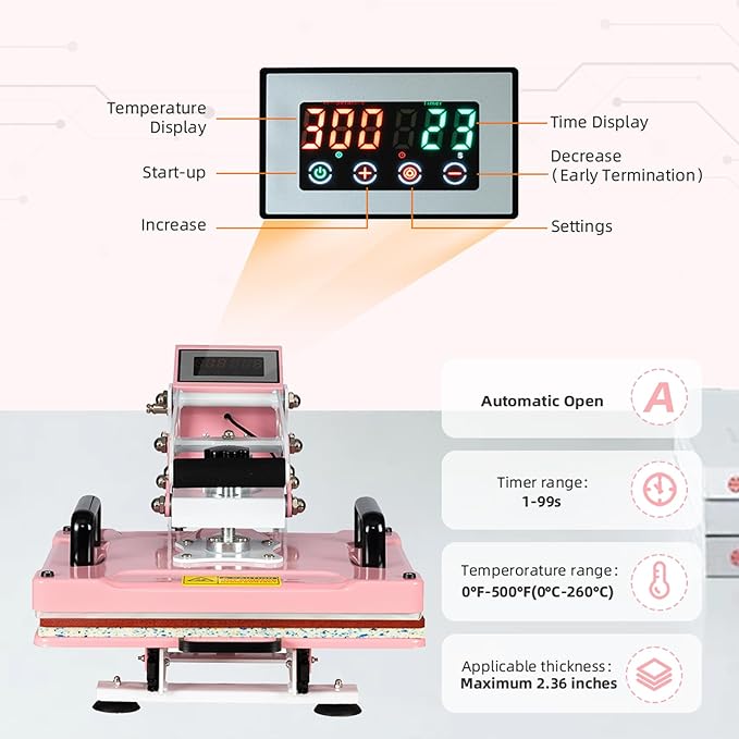 Termofijadora Semi-Automática Domesto con Apertura Automática y Base Extensible miniatura 4
