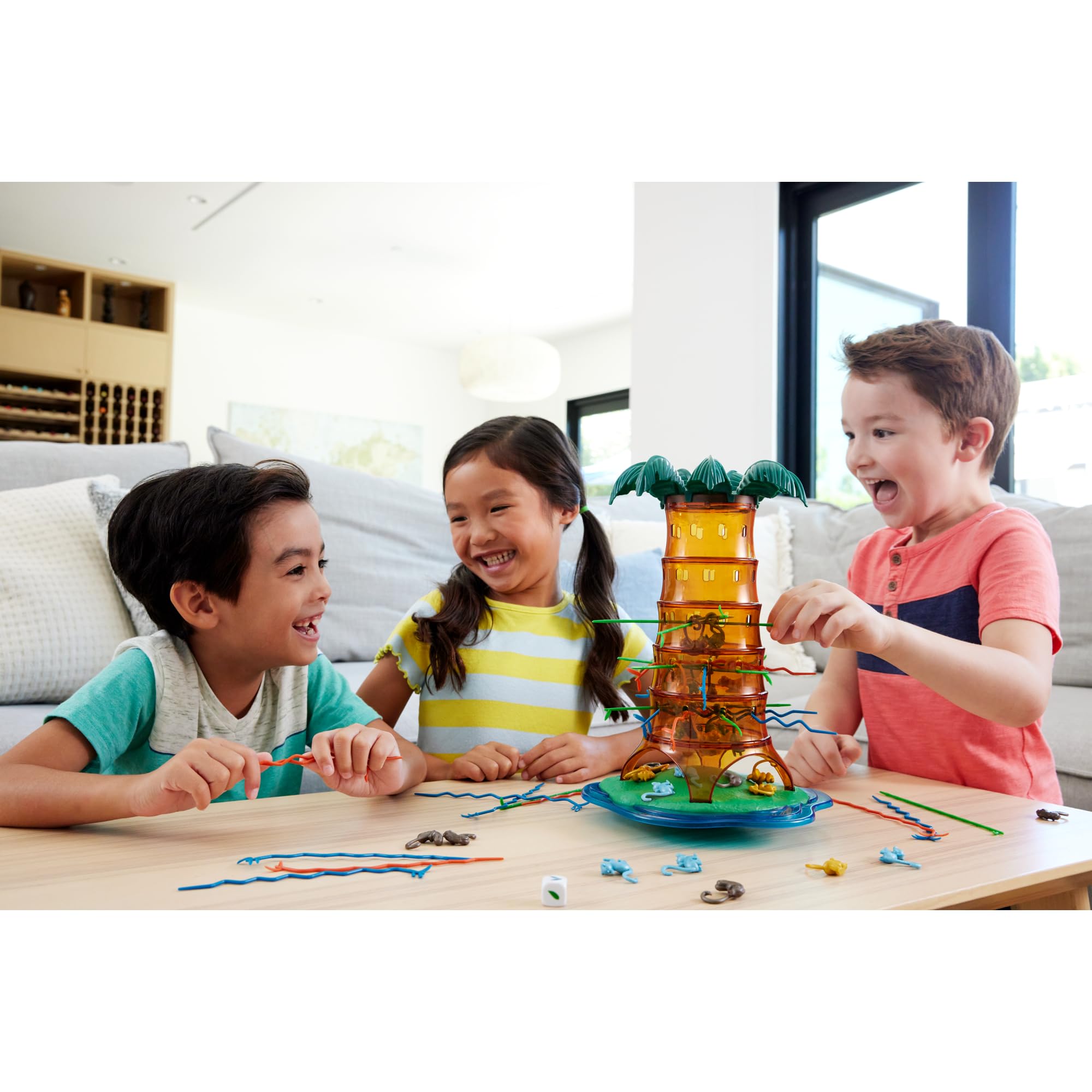 Mattel Games S.O.S. Rocking Palm Tree | 25th Anniversary Special Edition, With Jungle Animals & Wiggling Tree - View #9