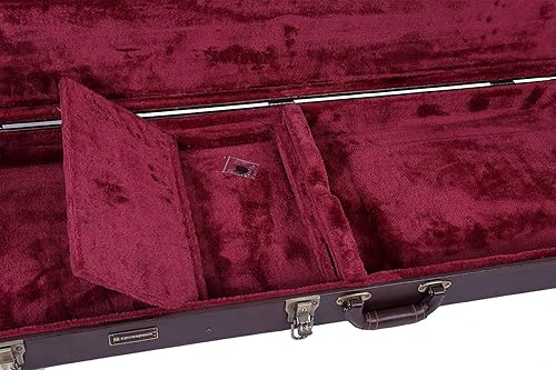 Miniatura 100 de Crossrock Caja de madera para guitarras estilo bajo de precisión derecha Tweed de vinilo (CRW620PBTW)