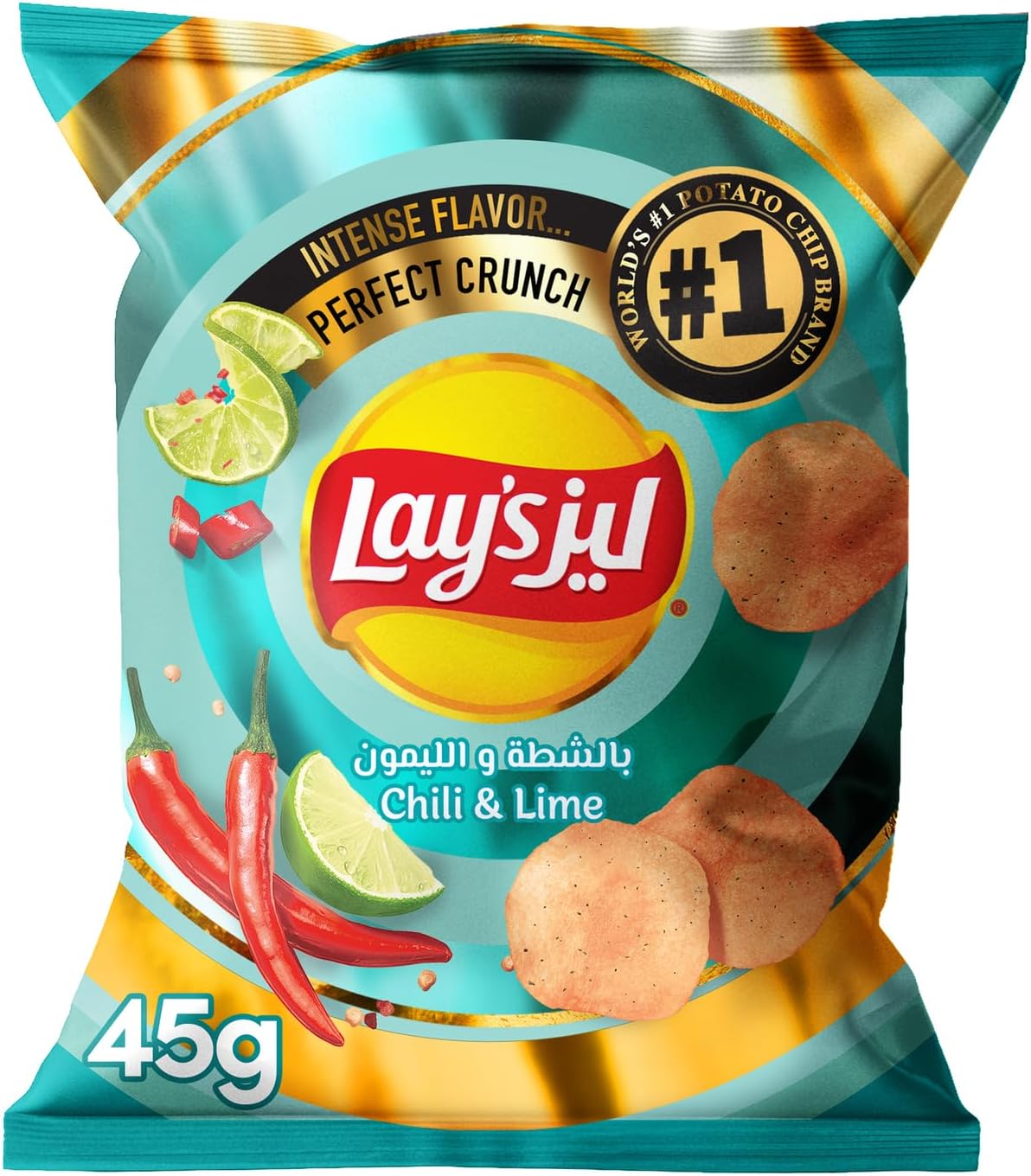 Lay’s Chili Lime Potato Chips 45g