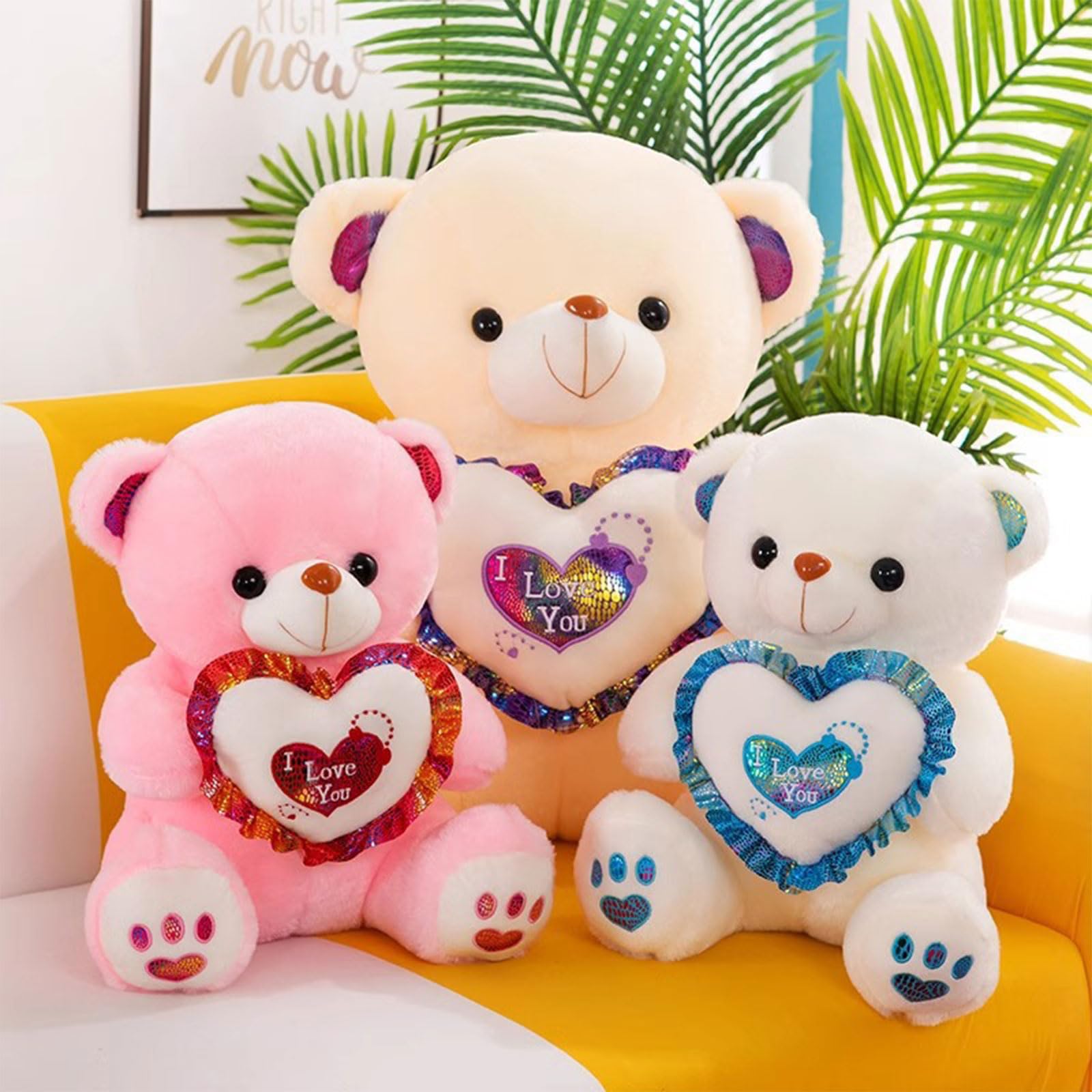 Hübscher Plüschbär, Kuscheltier, Spielzeug Ausdruck von Liebe und süßen Überraschungen, Geschenke für Paare, emotionaler Bär