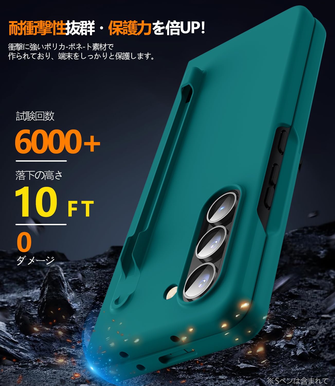 Amazon.co.jp: Galaxy Z Fold6 用 Sペン収納 ケース 純正 SC-55E
