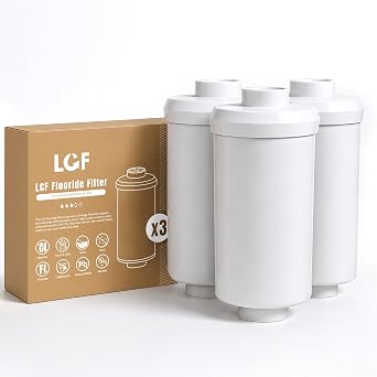 LCF Fluoride Water Filter, Replacement for Berkey PF-2, Purewell, 3pack