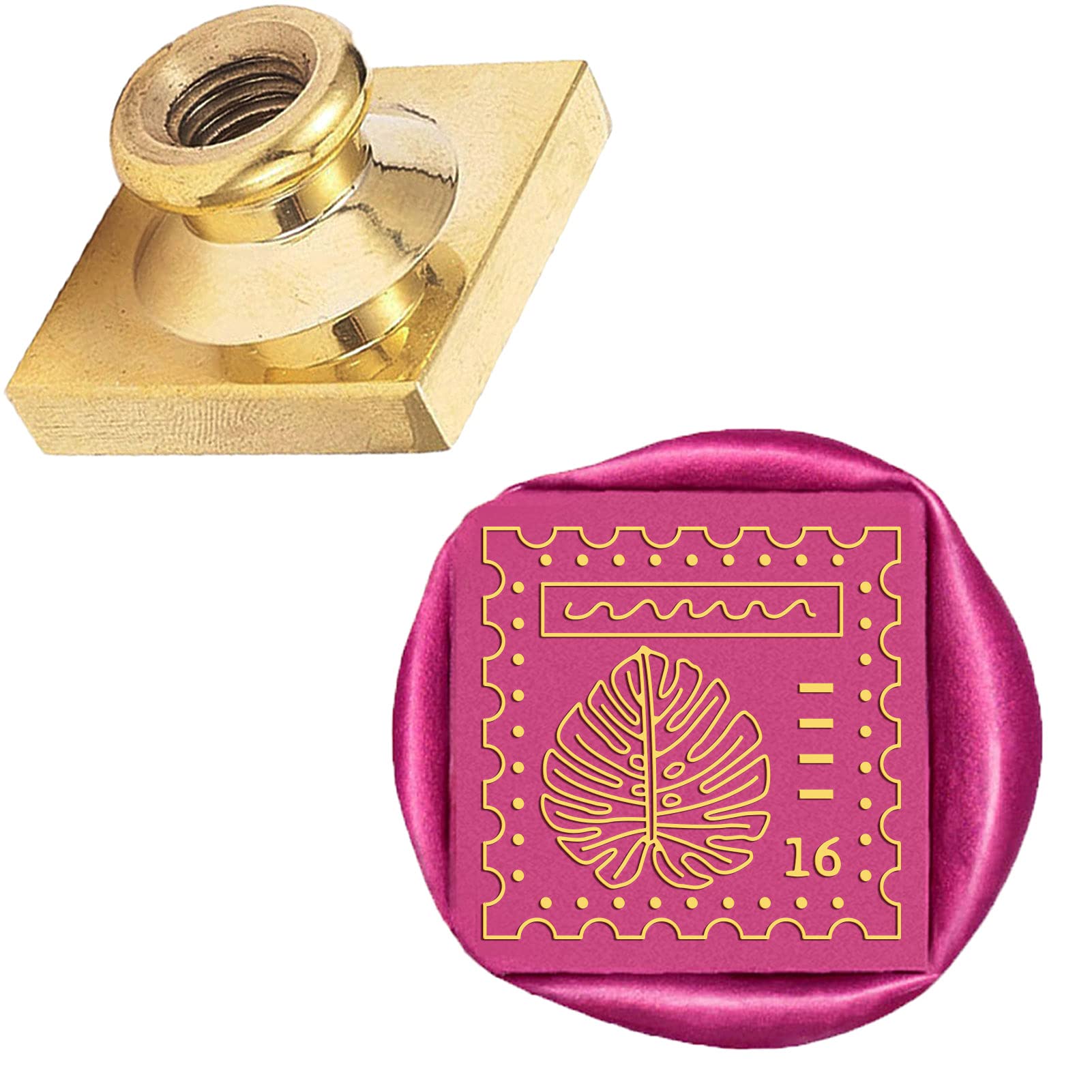 Buy CRASPIRE Monstera Wax Seal Stamp Head Replacement Sealing Stamp