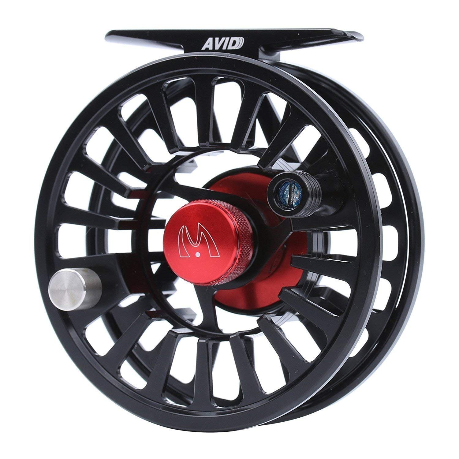 MAXIMUMCATCH Avid fly reel with a large arbor, 100% high quality 6061 aluminum, 1-3, 3-4, 5-6, 7-8, 9-10, 5 colors to choose from, with fly lines