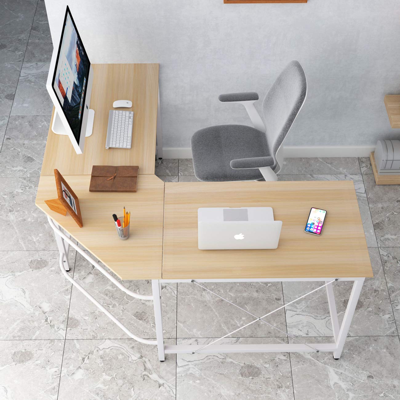 Buy SogesGame LShaped Desk Computer Desk,55inch Corner Gaming Desk