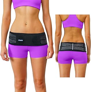 Si Belt - Sacroiliac Belt for Women and Men, Si Joint Hip Brace for Lower Back, Leg and Pelvic Support, Lumbar Nerve and Sciatica Pain Relief - Trochanter Belt for Pelvic Tilt Correction