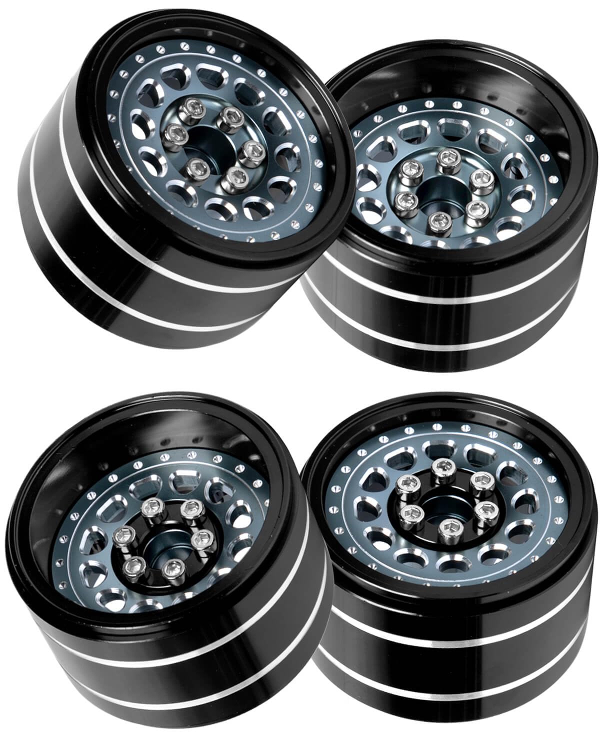 Rccrawler Rims RC Crawler Wheels RMCYou 1.9 Inch & Tires - Aluminum Beadlock Rims For ...