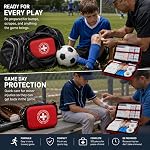 First AID Kit 200 Piece Compact Portable Emergency first aid kit, first aid for car, first aid camping first aid kit, fits in glove box, Outdoor Avtivities, for home, work, sports