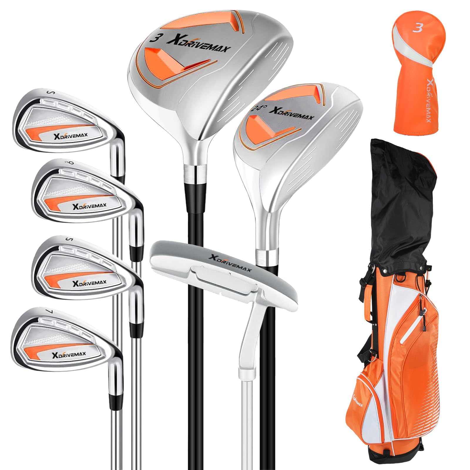 8-Piece Complete Golf Club Set 1