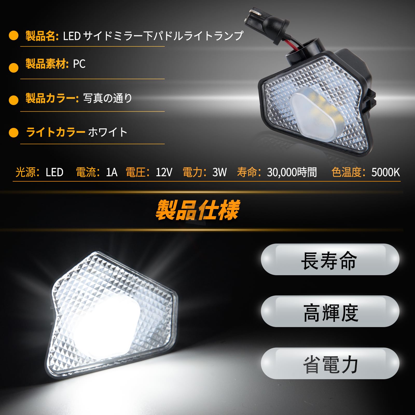 新品メルセデスベンツ　ドアミラー ウェルカムライト LED カーテシランプ Amazon | POPMOTORZ ベンツ W176 W246 W204 W212 W221 W117 W218 X156