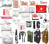 Vista 10 de Galaxy - 251 kits de primeros auxilios para supervivencia, emergencia, trauma, militar, táctico, médico, caza, camping, senderismo, pesca, bolsa