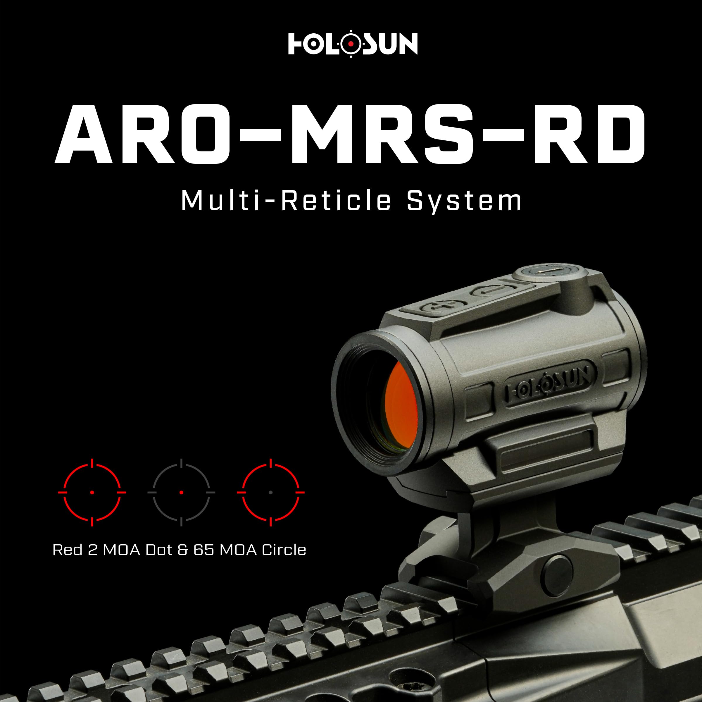 ☆ほぼ未使用☆【4.1万】実物 HOLOSUN ARO MRS ドットサイト Holosun ARO-MRS-RD Advanced Rifle Optic (ARO-MRS-RD) | eBay