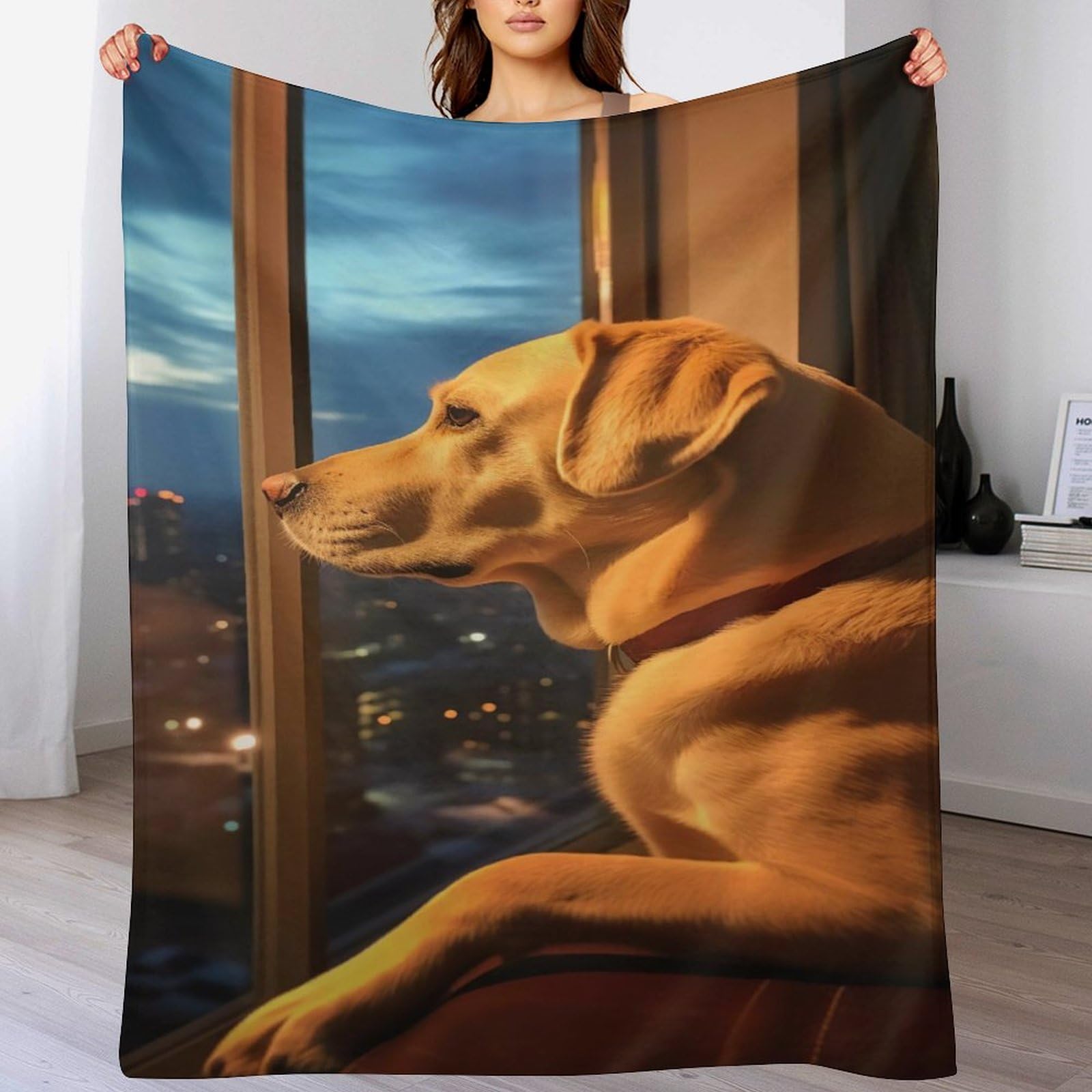 Couverture en flannel moelleuse douce chaude pour le bonheur du chien