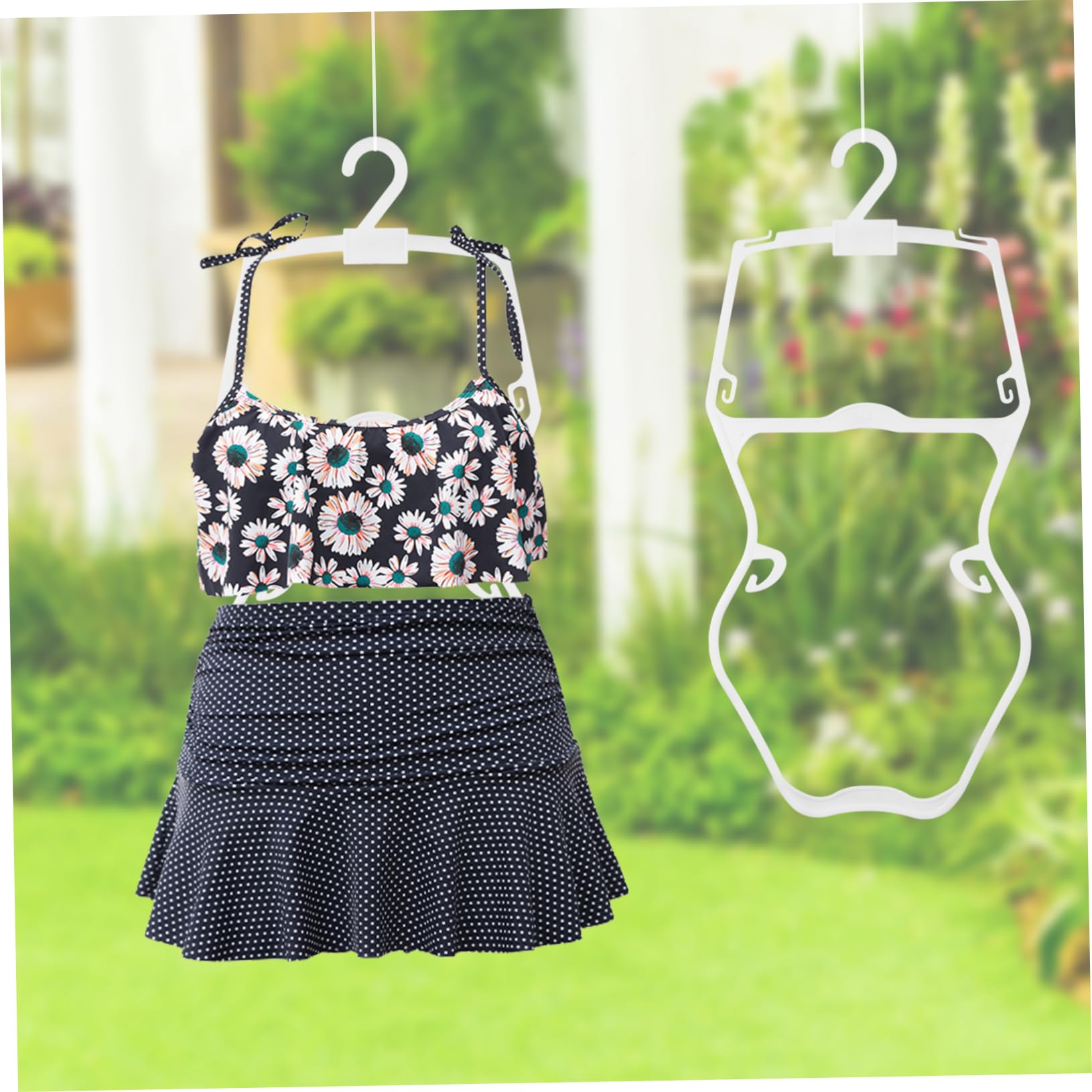 Perchas Ideales para Fiesta Verano Ahorro de Espacio Rebabas Pequeñas de Plástico Juego de 5piezas para Ropa de Ñiño y Recién Nacidos para Armario