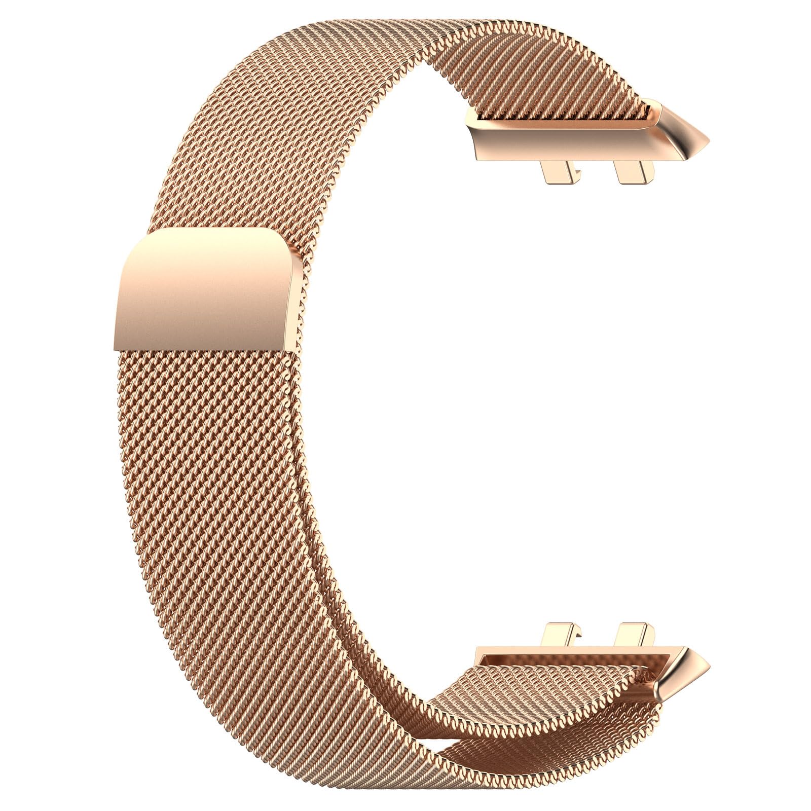 Bracelet OPPO Watch 2 42mm en acier maille milanaise or rose - 7