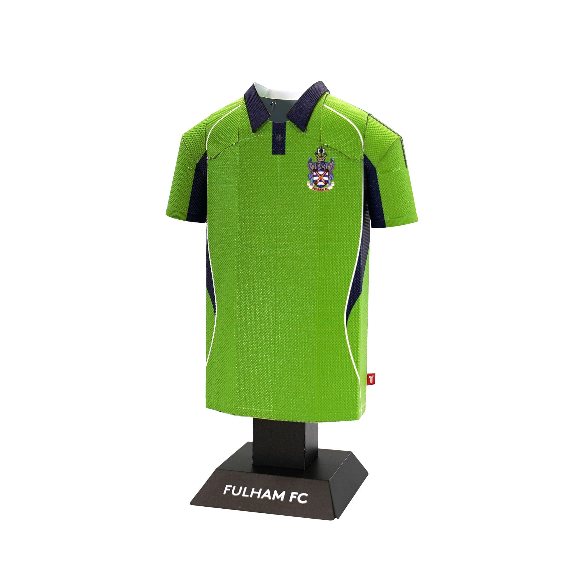 Fulham FC 25/26 Away Metal Football Shirt - Officially Licensed Miniature Alloy Replica Jersey Collectible Display Gift - Personalise Customisable Name & Number Decals