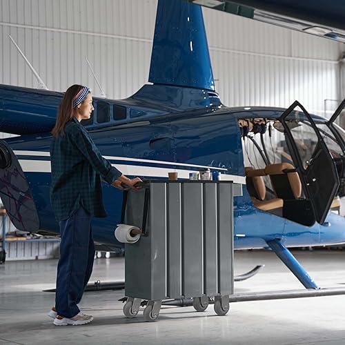 Miniatura 7 de Ruedas de goma termoplástica de 4 pulgadas (banda de rodadura) - Juego de 4 ruedas resistentes - Capacidad de 1400 libras - Ruedas giratorias para