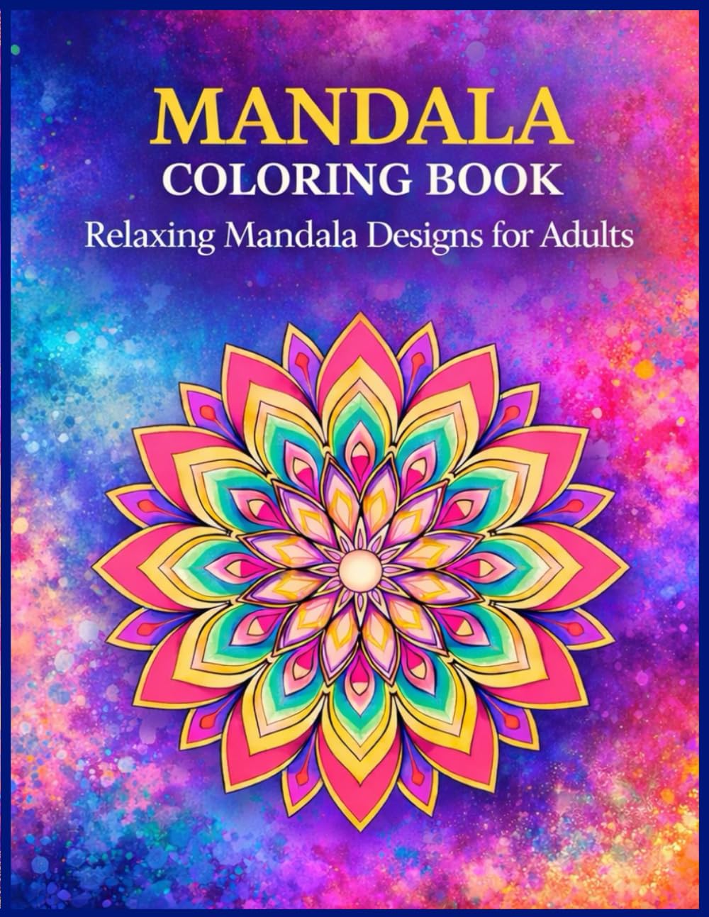 MANDALA COLORING BOOK: Relaxing Mandala Designs for Adults